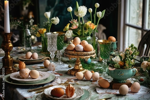 Delicious Easter brunch © mindscapephotos