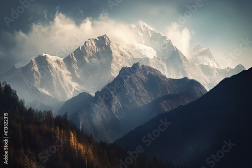 Beautiful sunny mountains © GenieStock