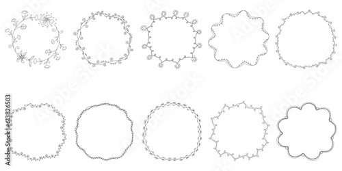 The Flowers frame vector set can be adapted for a variety of applications such as card embellishments, Wedding card, Scrapbook, digital printing, paper embellishments, spring themes, and more.