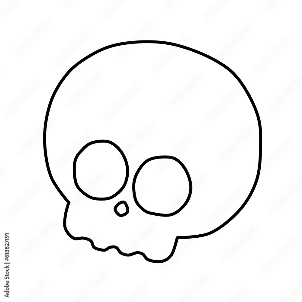 Halloween icon broader cuteness blackie line