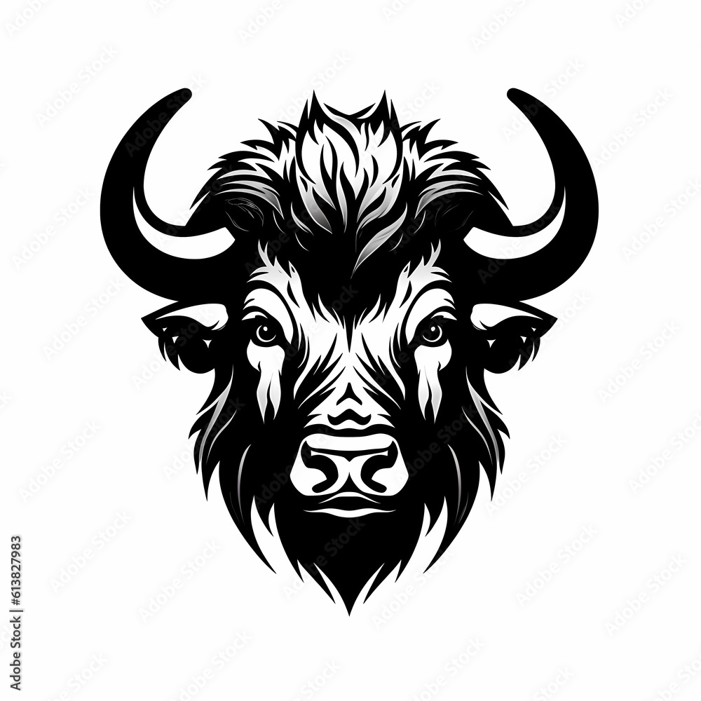 Bull Logo. Generative AI