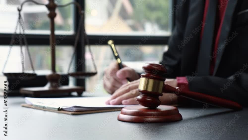 Lawyers read the terms in the contract documents, legal agreements and signing Lawyers read the terms in the contract documents, legal agreements and signing