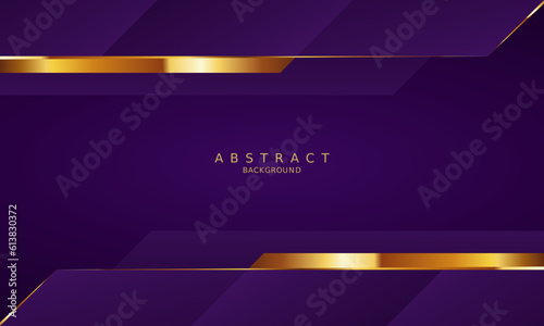 luxury premium purple background and gold line