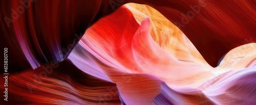 Antelope Canyon is a slot canyon in the American Southwest. Generative AI