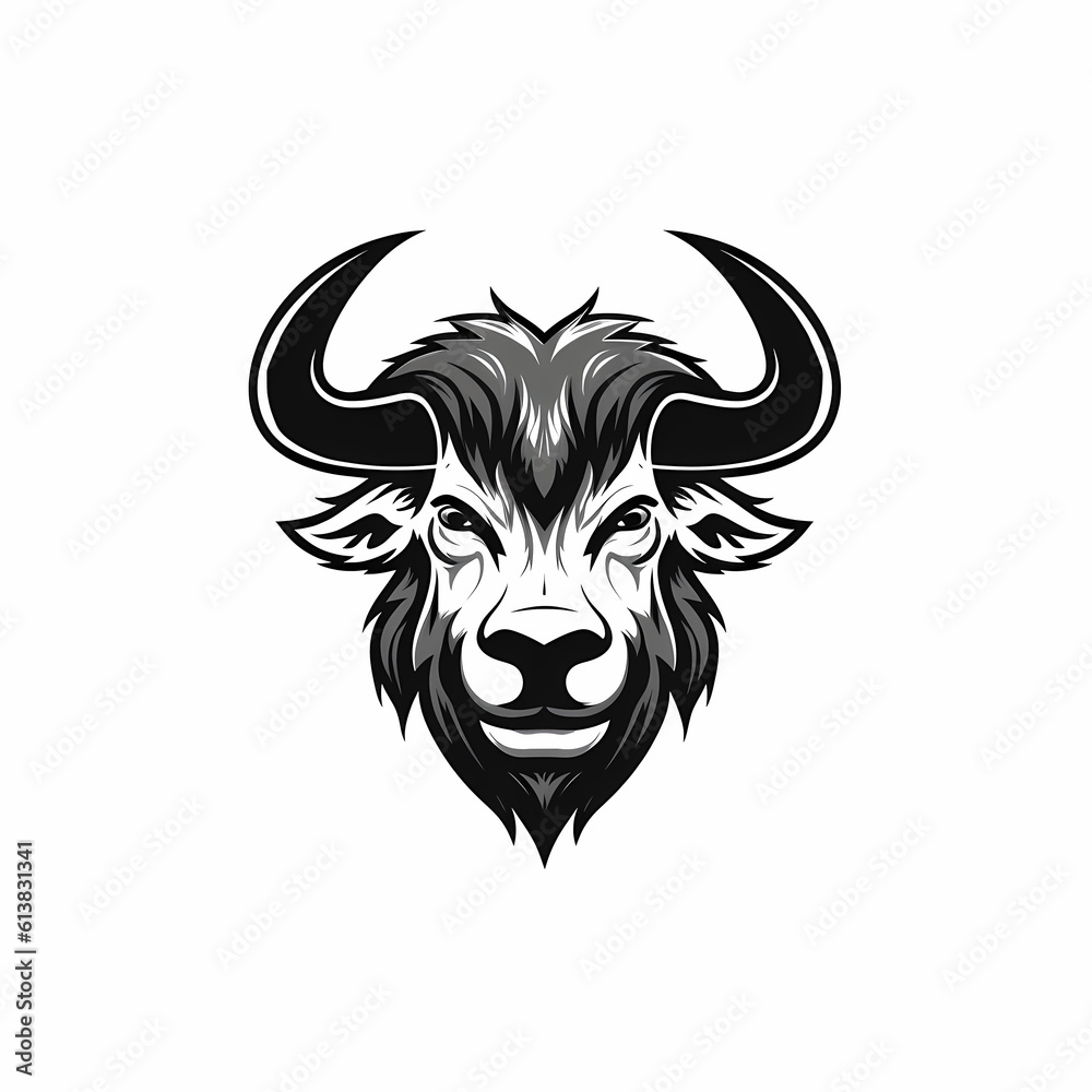 Bull Logo. Generative AI