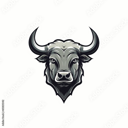 Bull Logo. Generative AI © indomercy