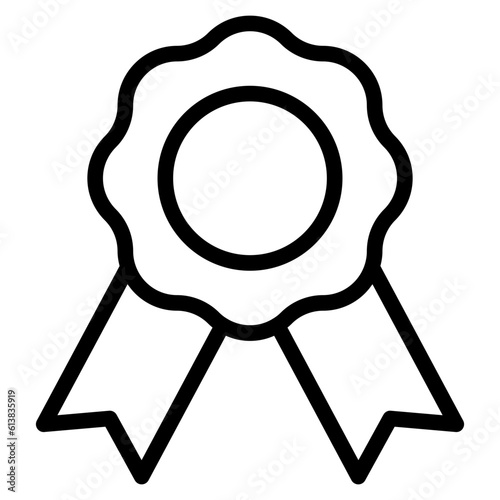 award ribbon line
