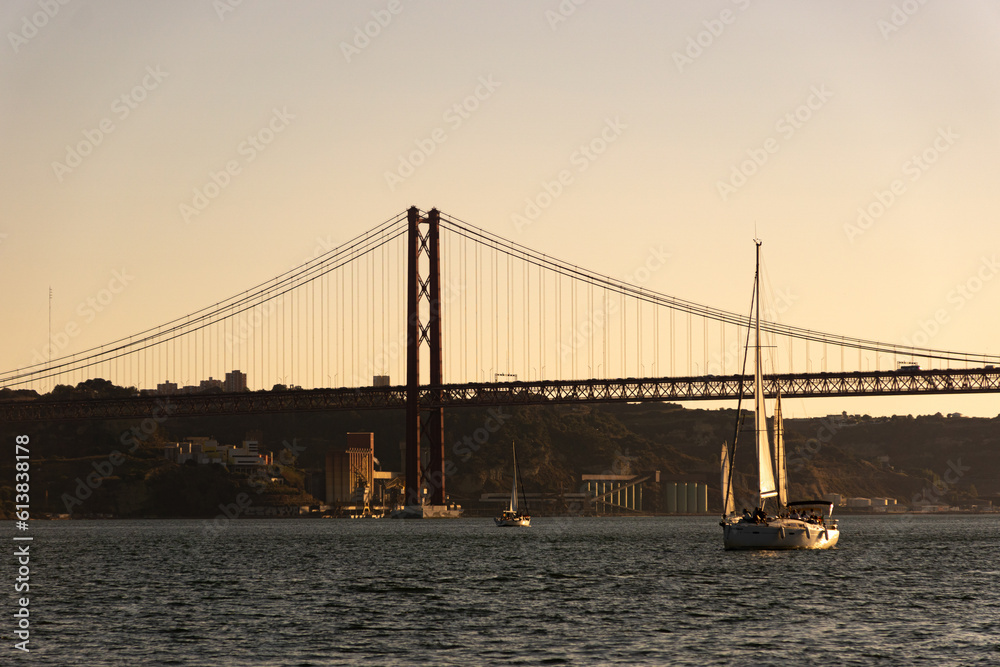 Fototapeta premium Tagus River in Lisbon, Portugal