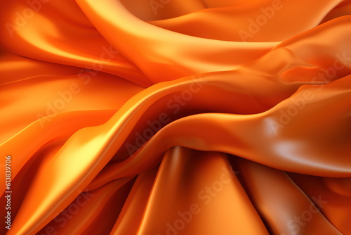 Orange silk background