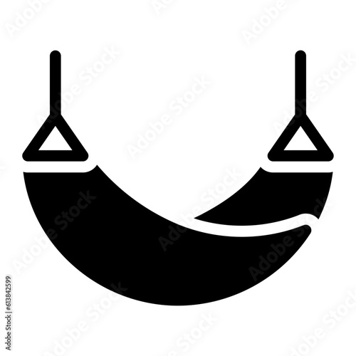 hammock glyph icon