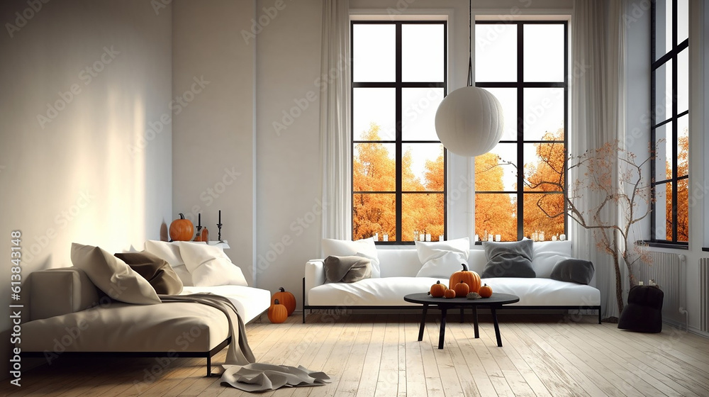 custom made wallpaper toronto digitalai generative minimal and modern decoration home for halloween holidays
