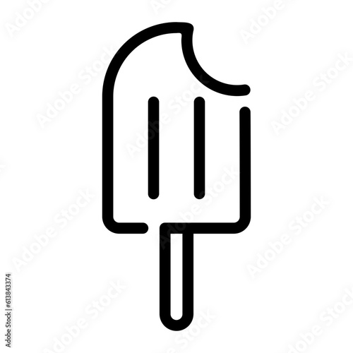 popsicle line icon