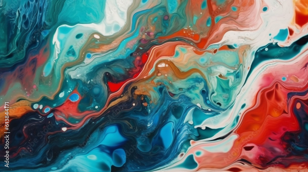 Marble ink abstract art from meticulous original painting abstract background . Painting was painted on high quality paper texture to create smooth marble background pattern of ombre. Generative ai. Marble ink abstract art from meticulous original painting abstract background . Painting was painted on high quality paper texture to create smooth marble background pattern of ombre. Generative ai.