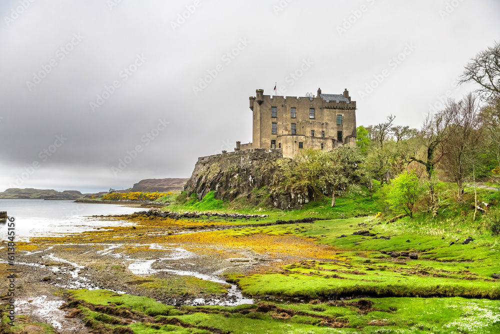 Dunvegan castle view, Scotland, Isle of Skye