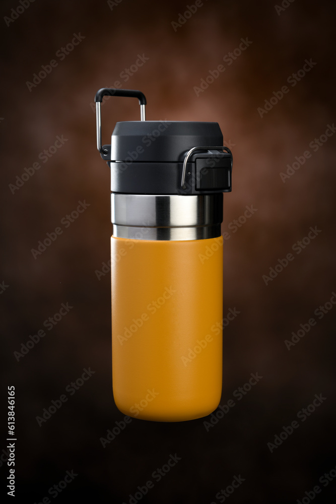 Reusable coffee cup. Image created by focus stacking technique for better sharpness. 
