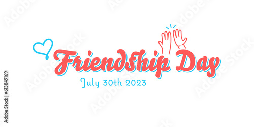 Friendship Day Background Illustration