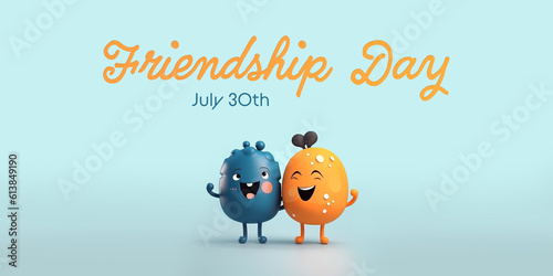 Friendship Day Background Illustration