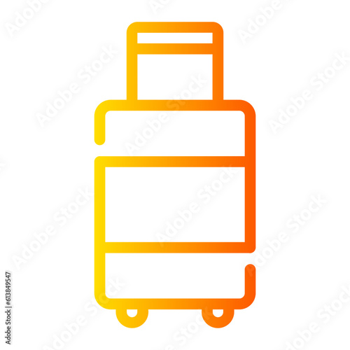 travel bag gradient icon