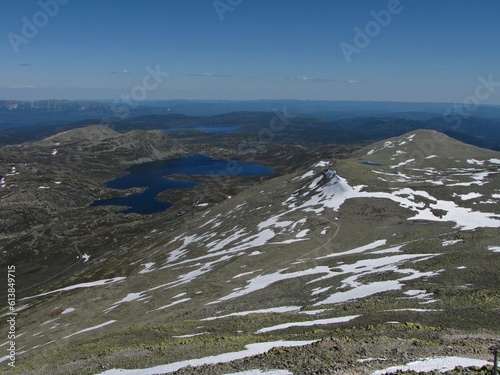 Gaustatoppen is the highest mountain in Telemark, Norway. The views on your way to the top are fantastic.