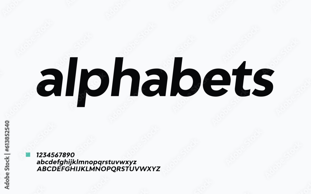 Alphabet Modern abstract alphabet font. typography Creative fashion futuristic font and with numbers. vector illustration Alphabet Modern abstract alphabet font. typography Creative fashion futuristic font and with numbers. vector illustration