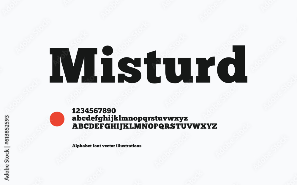 Misturd Modern abstract alphabet font. typography Creative fashion futuristic font and with numbers. vector illustration