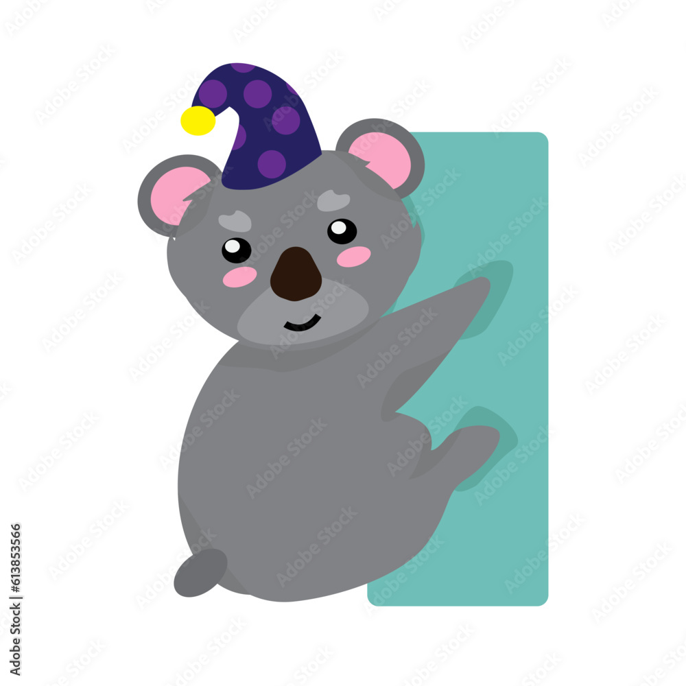 Naklejka premium Vector hand drawn animal avatars element