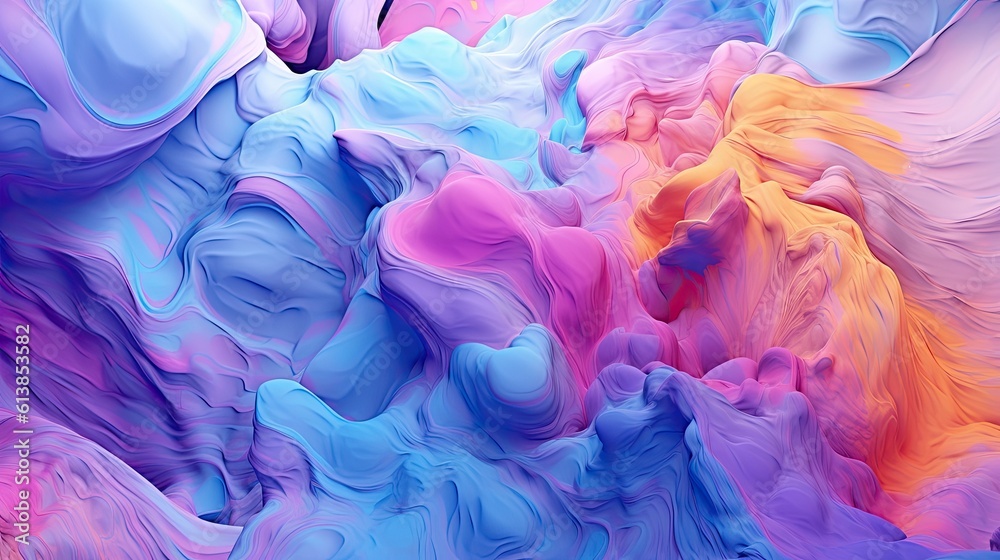 Abstract thick layer of pain background, alcohol ink, modern marble, oil color art, multi colour surface, liquid backdrop, fluid graphic illustration - Generative Ai Abstract thick layer of pain background, alcohol ink, modern marble, oil color art, multi colour surface, liquid backdrop, fluid graphic illustration - Generative Ai