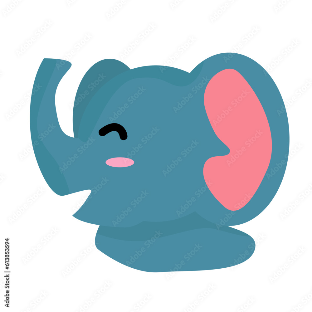 Vector hand drawn animal avatars element Vector hand drawn animal avatars element