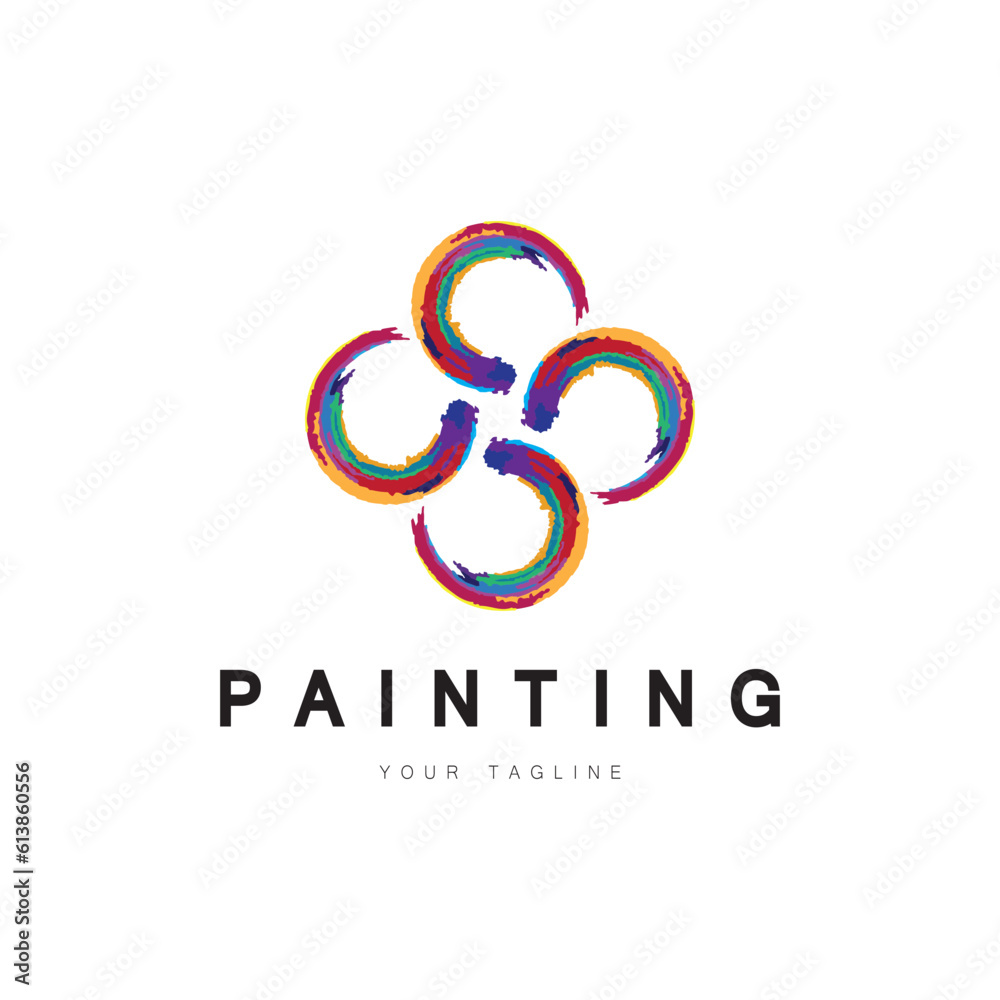 Paint Logo Template vector icon Paint Logo Template vector icon