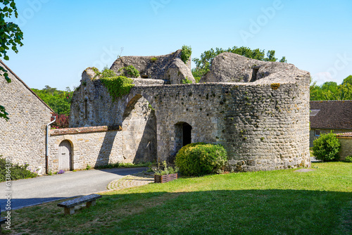 Postern of the medieval castle of Yèvre le Châtel in the French department of Loiret