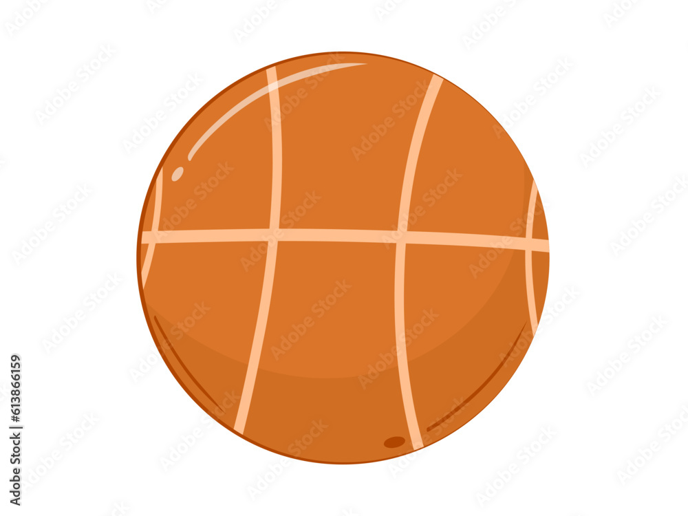 Basketball icon isolated on white background. Game sports concept. Sports equipment. Basketball icon isolated on white background. Game sports concept. Sports equipment.