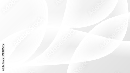 White Abstract Modern Line Pattern Background. Technology Banner. Geometric. Wallpaper. Vector Illustration