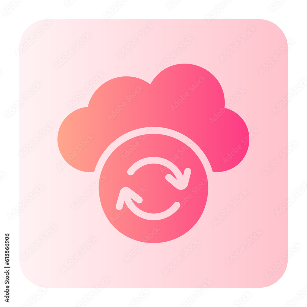 sync gradient icon sync gradient icon