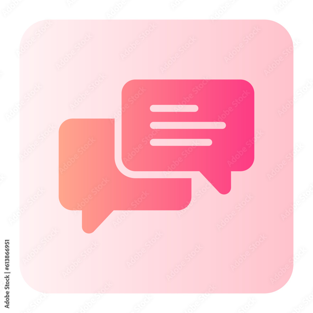 chat gradient icon chat gradient icon