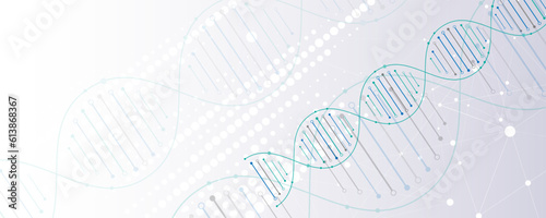 Molecular Concept Science Technology Abstract Background Image