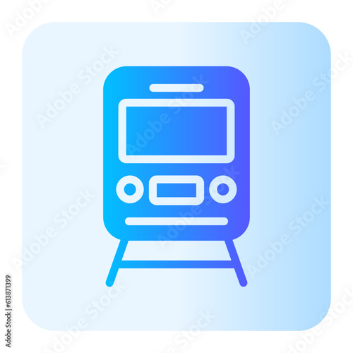 train gradient icon