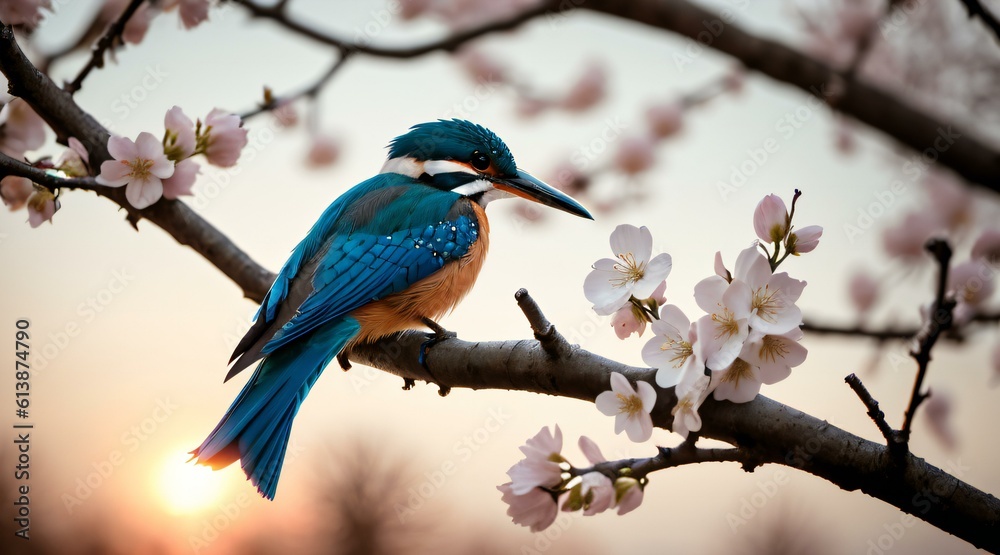 kingfisher on branch