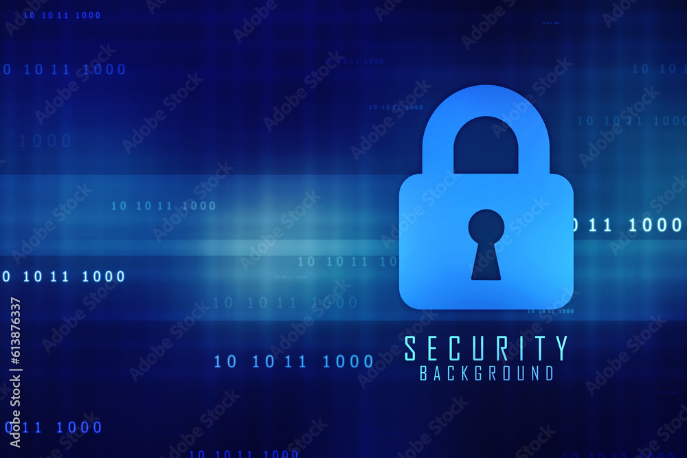 Digital Padlock on abstract technology background, Technology security concept. Modern safety digital background. Protection system, Cyber Security and safety information, personal data concept Digital Padlock on abstract technology background, Technology security concept. Modern safety digital background. Protection system, Cyber Security and safety information, personal data concept