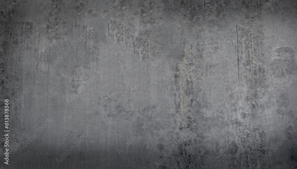 Fototapeta premium Grey grunge metal textured wall background