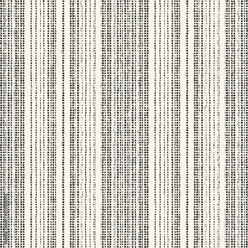 Monochrome Dashed Textured Variegated Striped Pattern
