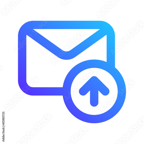 send message gradient icon