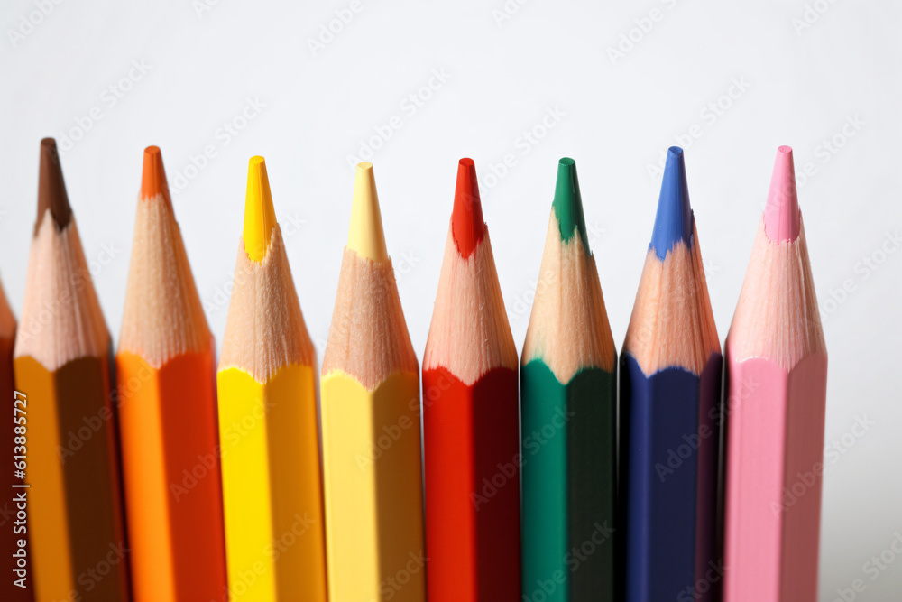 Colored pencils, generative AI