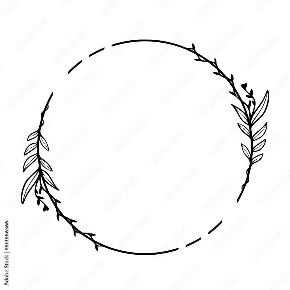 Monogram wedding frame art