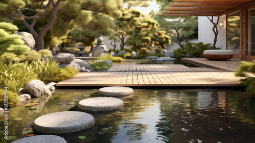 Zen Retreat  Harmonious Backyard Escape