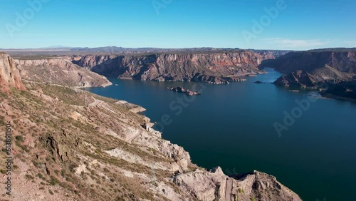 Valle Grande, San Rafael, Mendoza, in Argentina. photo