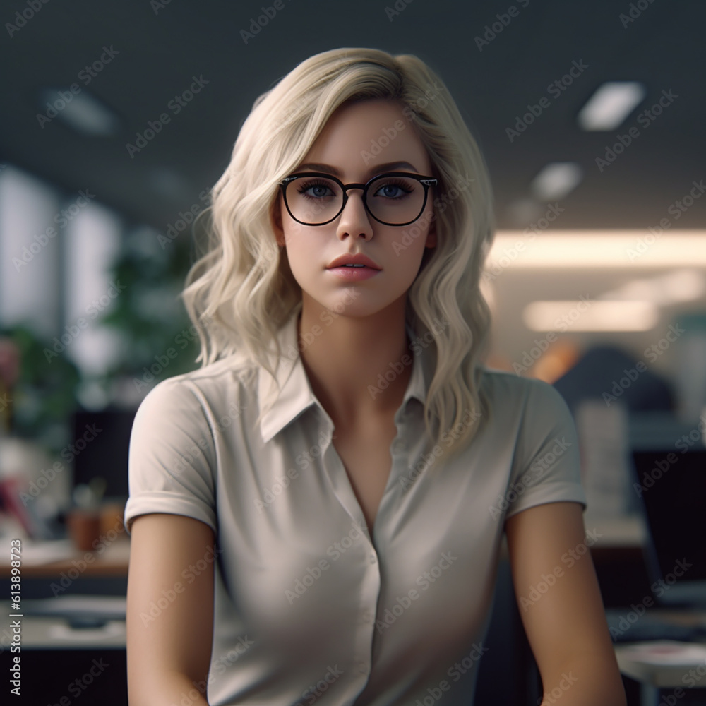 Generative AI: Young IT Manager at the office Generative AI: Young IT Manager at the office