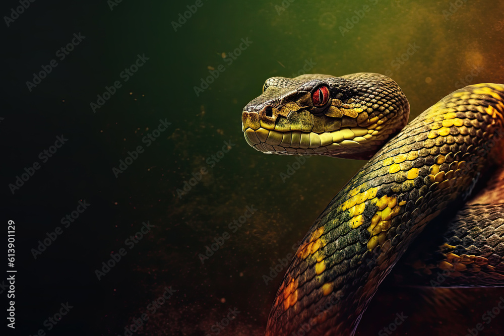 Venomous Viper - Reptile Snake Photo Series Venomous Viper - Reptile Snake Photo Series