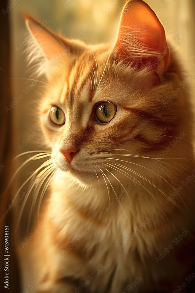 Beautiful portrait of a cat