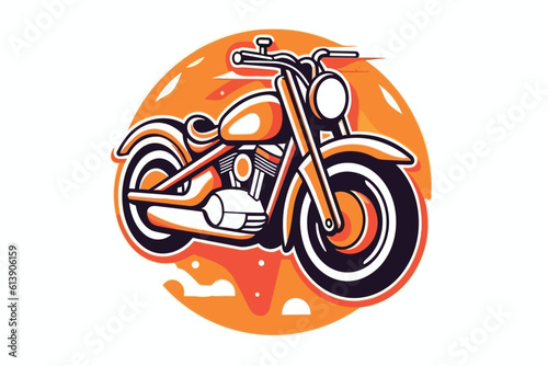 motorcycle modern need vector illustration white background.