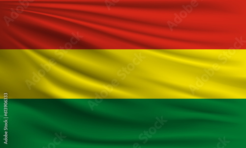 Vector flag of Bolivia